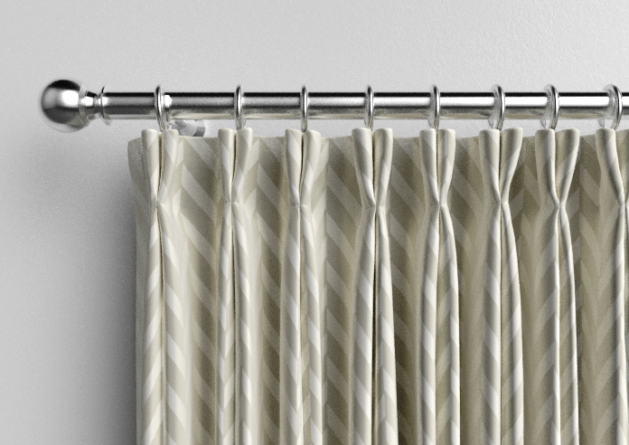 Chevron Stripe, Taupe - Made to Measure Curtains - Image 10